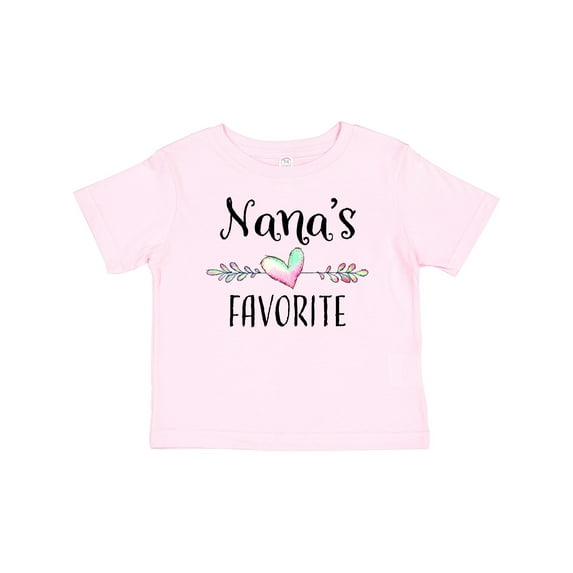 Inktastic Nana's Favorite Heart Grandchild Boys or Girls Baby T-Shirt