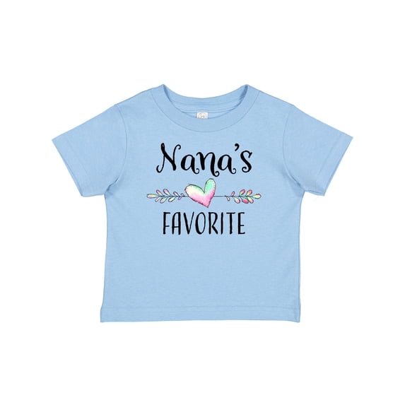 Inktastic Nana's Favorite Heart Grandchild Boys or Girls Baby T-Shirt