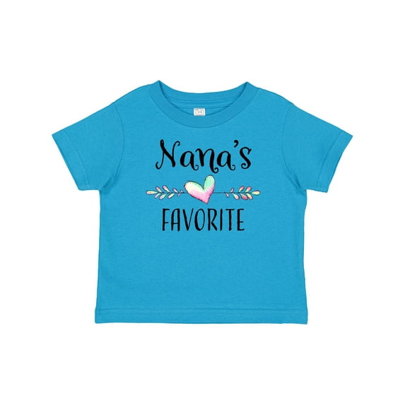 Inktastic Nana's Favorite Heart Grandchild Boys or Girls Baby T-Shirt