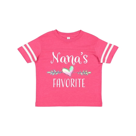 Inktastic Nana's Favorite Heart Grandchild Boys or Girls Toddler T-Shirt