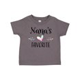 thumbnail image 1 of Inktastic Nana's Favorite- Heart Grandchild Boys or Girls Toddler T-Shirt, 1 of 5