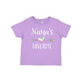 thumbnail image 1 of Inktastic Nana's Favorite Heart Grandchild Boys or Girls Toddler T-Shirt, 1 of 5