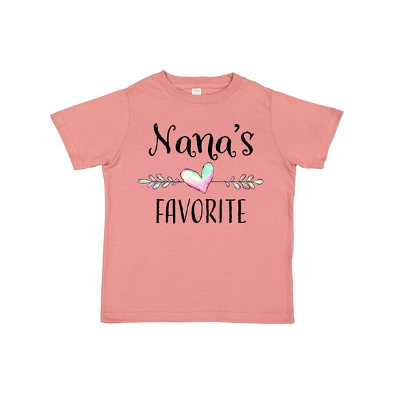 Inktastic Nana's Favorite- Heart Grandchild Boys or Girls Toddler T-Shirt