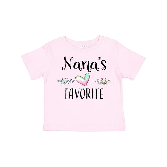 Inktastic Nana's Favorite- Heart Grandchild Boys or Girls Toddler T-Shirt