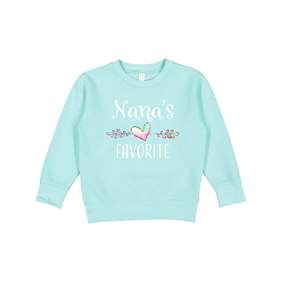 Inktastic Nana's Favorite Heart Grandchild Toddler Sweatshirt