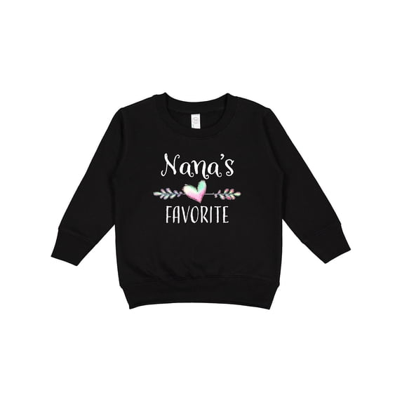 Inktastic Nana's Favorite Heart Grandchild Toddler Sweatshirt