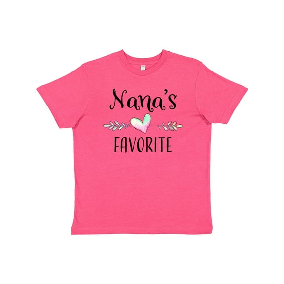 Inktastic Nana's Favorite Heart Grandchild Youth T-Shirt