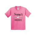 thumbnail image 1 of Inktastic Nana's Favorite Heart Grandchild Youth T-Shirt, 1 of 5