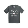 thumbnail image 1 of Inktastic Nana's Favorite Heart Grandchild Youth T-Shirt, 1 of 5