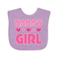 thumbnail image 1 of Inktastic Nana's Girl Grandchild Girls Baby Bib, 1 of 4