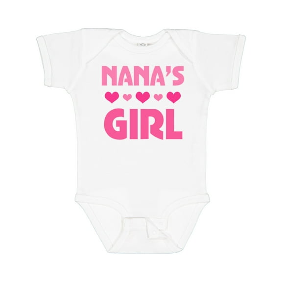 Inktastic Nana's Girl Grandchild Girls Baby Bodysuit