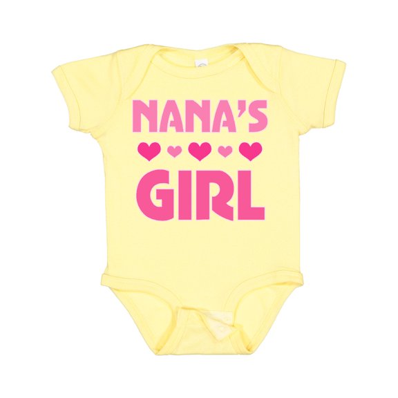 Inktastic Nana's Girl Grandchild Girls Baby Bodysuit