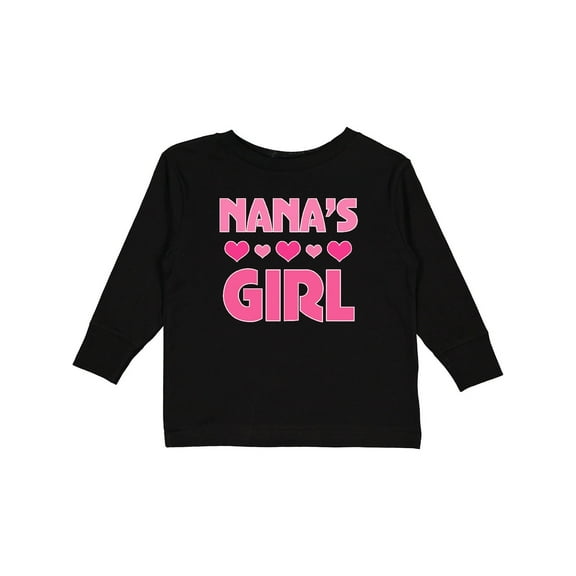 Inktastic Nana's Girl Grandchild Girls Long Sleeve Toddler T-Shirt