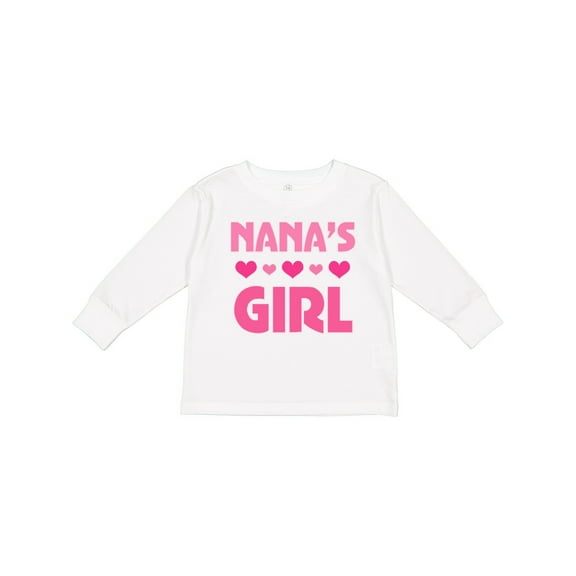 Inktastic Nana's Girl Grandchild Girls Long Sleeve Toddler T-Shirt