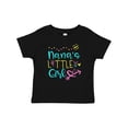 thumbnail image 1 of Inktastic Nana's Little Girl with Hearts Flower and Butterfly Girls Baby T-Shirt, 1 of 5