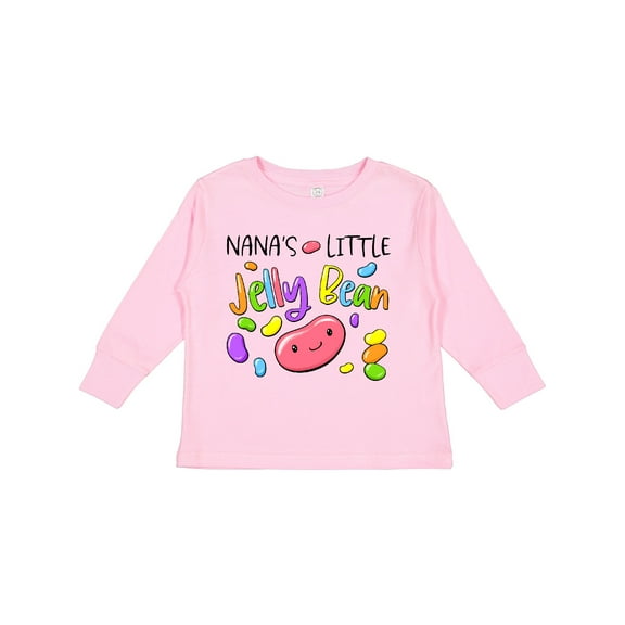 Inktastic Nana's Little Jellybean Cute Easter Candy Boys or Girls Long Sleeve Toddler T-Shirt