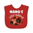 thumbnail image 1 of Inktastic Nana's Little Ladybug Boys or Girls Baby Bib, 1 of 4