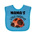 thumbnail image 1 of Inktastic Nana's Little Ladybug Boys or Girls Baby Bib, 1 of 4