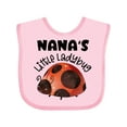 thumbnail image 1 of Inktastic Nana's Little Ladybug Boys or Girls Baby Bib, 1 of 4