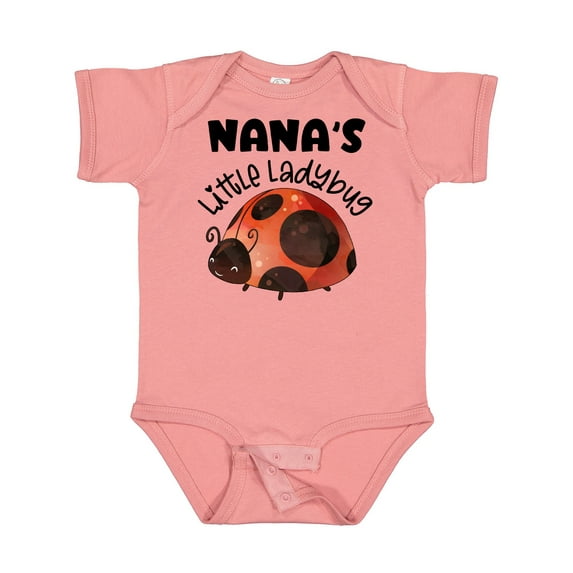 Inktastic Nana's Little Ladybug Boys or Girls Baby Bodysuit