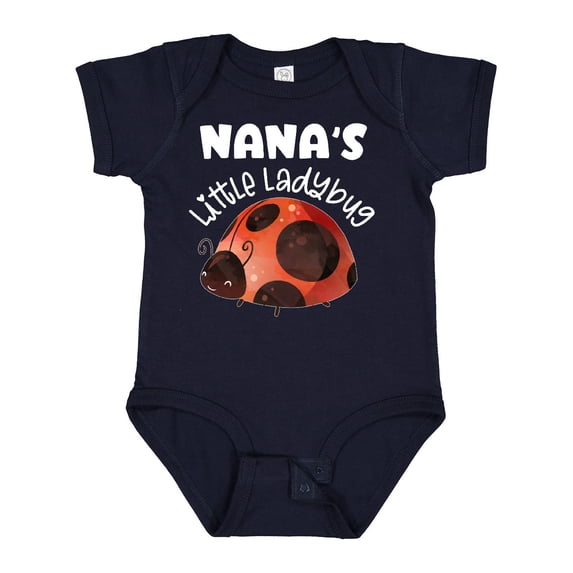 Inktastic Nana's Little Ladybug Boys or Girls Baby Bodysuit