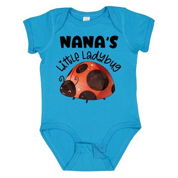 Inktastic Nana's Little Ladybug Boys or Girls Baby Bodysuit