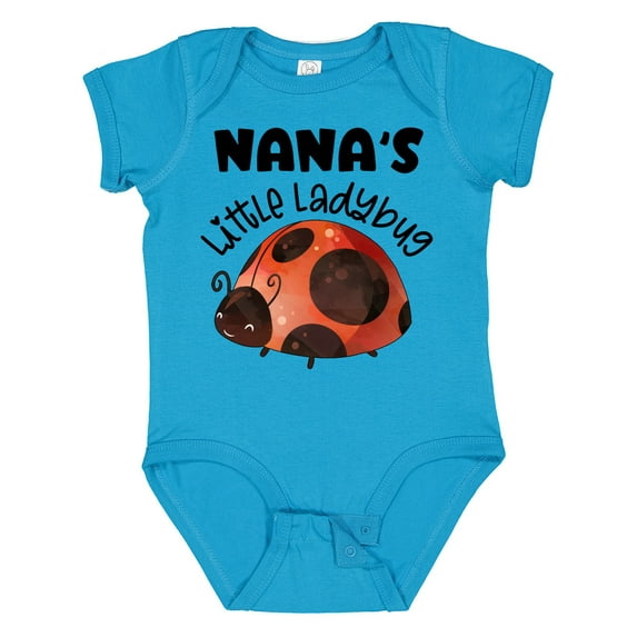 Inktastic Nana's Little Ladybug Boys or Girls Baby Bodysuit