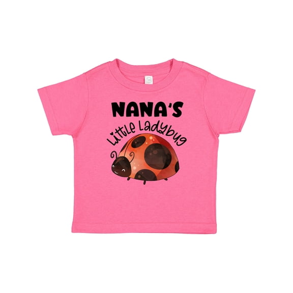 Inktastic Nana's Little Ladybug Boys or Girls Baby T-Shirt