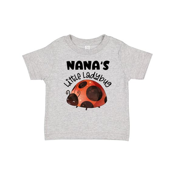 Inktastic Nana's Little Ladybug Boys or Girls Baby T-Shirt