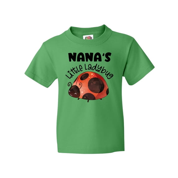 Inktastic Nana's Little Ladybug Youth T-Shirt