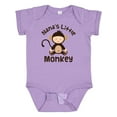thumbnail image 1 of Inktastic Nana's Little Monkey Boys or Girls Baby Bodysuit, 1 of 5