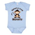 thumbnail image 1 of Inktastic Nana's Little Monkey Boys or Girls Baby Bodysuit, 1 of 5