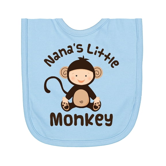 Inktastic Nana's Little Monkey Newborn Bib