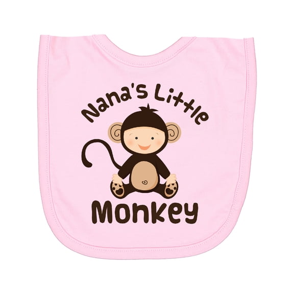 Inktastic Nana's Little Monkey Newborn Bib