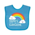 thumbnail image 1 of Inktastic Nana's Little Ray of Sunshine Boys or Girls Baby Bib, 1 of 4