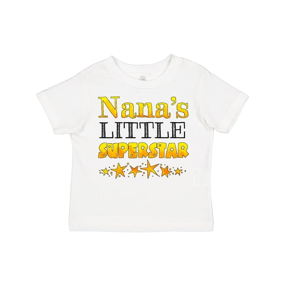 Inktastic Nana's Little Superstar Boys or Girls Toddler T-Shirt