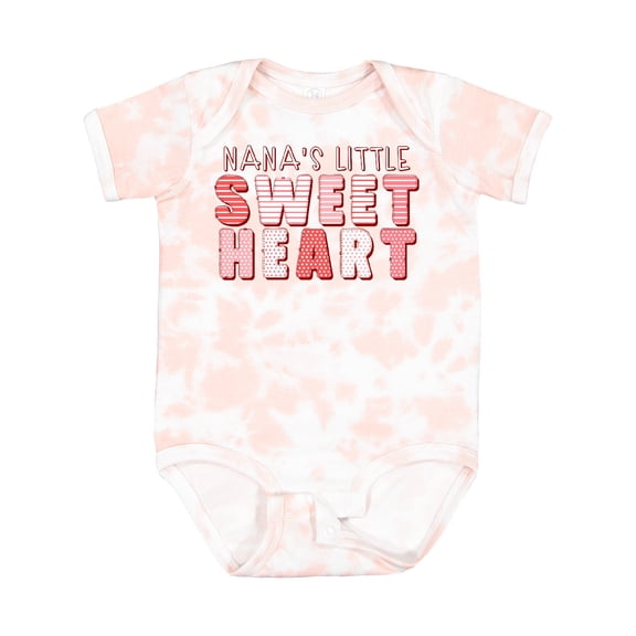 Inktastic Nana's Little Sweet Heart Boys or Girls Baby Bodysuit