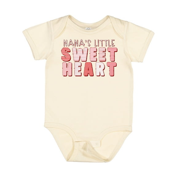 Inktastic Nana's Little Sweet Heart Boys or Girls Baby Bodysuit