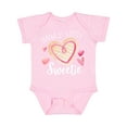 thumbnail image 1 of Inktastic Nana's Little Sweetie with Pink Heart Cookie Boys or Girls Baby Bodysuit, 1 of 5