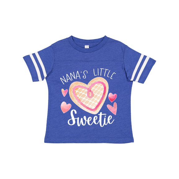 Inktastic Nana's Little Sweetie with Pink Heart Cookie Boys or Girls Toddler T-Shirt