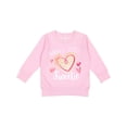 thumbnail image 1 of Inktastic Nana's Little Sweetie with Pink Heart Cookie Toddler Sweatshirt, 1 of 4