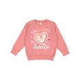 thumbnail image 1 of Inktastic Nana's Little Sweetie with Pink Heart Cookie Toddler Sweatshirt, 1 of 4