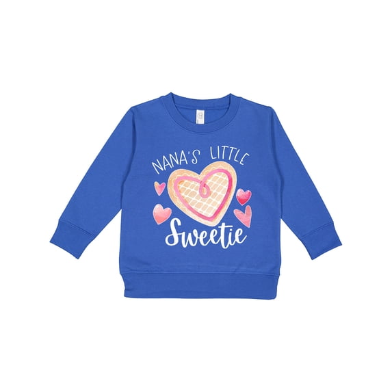 Inktastic Nana's Little Sweetie with Pink Heart Cookie Toddler Sweatshirt