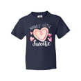 thumbnail image 1 of Inktastic Nana's Little Sweetie with Pink Heart Cookie Youth T-Shirt, 1 of 5