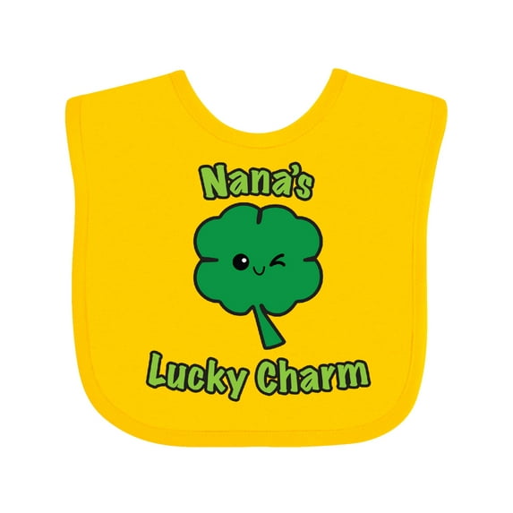 Inktastic Nana's Lucky Charm Boys or Girls Baby Bib