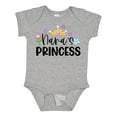 thumbnail image 1 of Inktastic Nana's Princess Crown and Flowers Girls Baby Bodysuit, 1 of 5