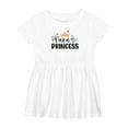thumbnail image 1 of Inktastic Nana's Princess Crown and Flowers Girls Baby Dress, 1 of 5