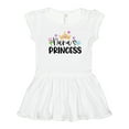 thumbnail image 1 of Inktastic Nana's Princess Crown and Flowers Girls Toddler Dress, 1 of 5