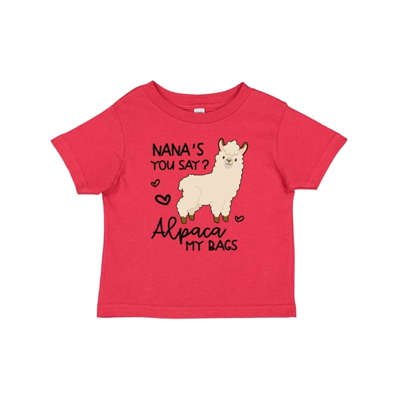 Inktastic Nana's You Say Alpaca My Bags Boys or Girls Baby T-Shirt