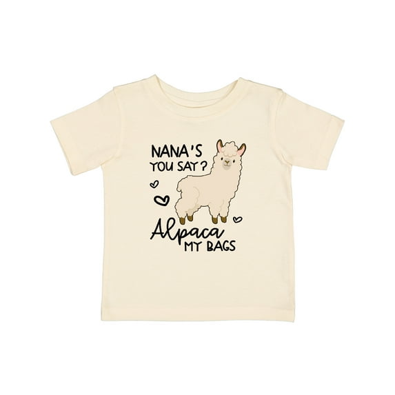 Inktastic Nana's You Say Alpaca My Bags Boys or Girls Baby T-Shirt